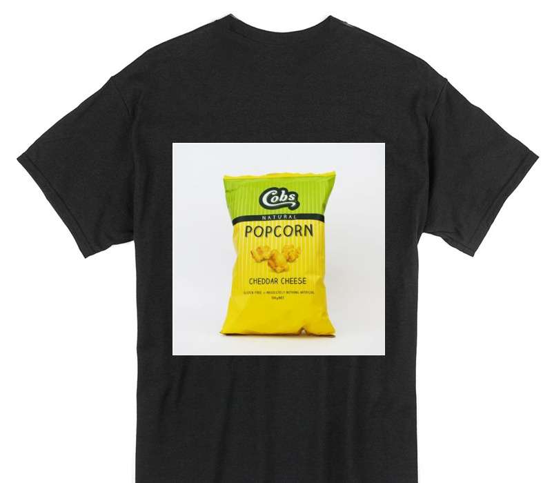 Custom Gildan 100% Cotton Black T-Shirt
