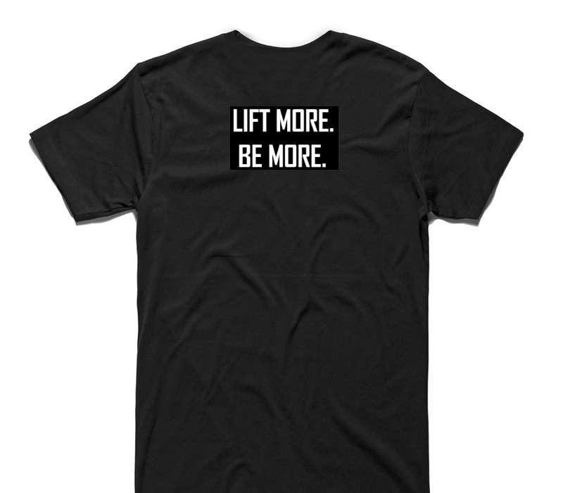Custom AS Colour 100% Cotton Black T-Shirt