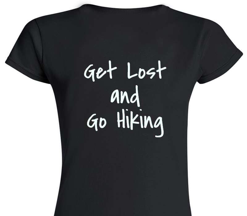 Custom Womens Soft Style 100% Cotton Black T-Shirt