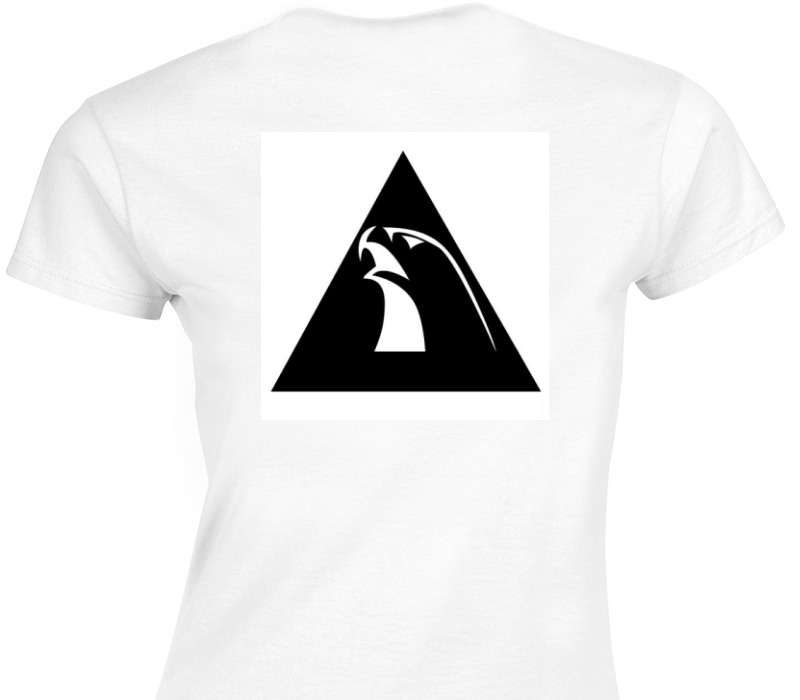 Custom Womens Soft Style 100% Cotton White T-Shirt