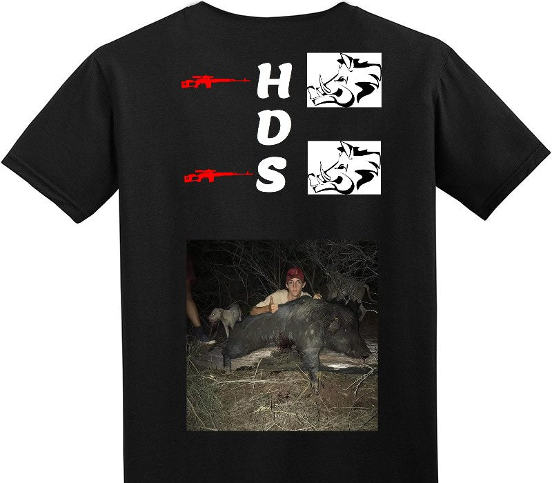 Custom Adult Soft Style 100% Cotton Black T-Shirt