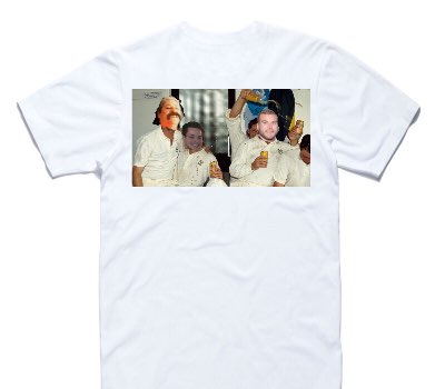 Custom AS Colour 100% Cotton White T-Shirt
