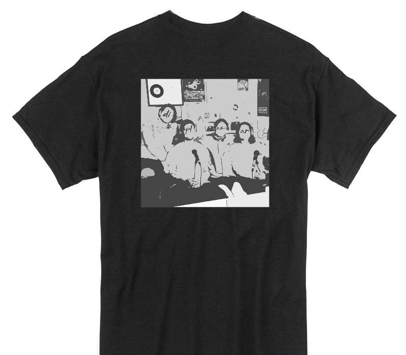 Custom Gildan 100% Cotton Black T-Shirt