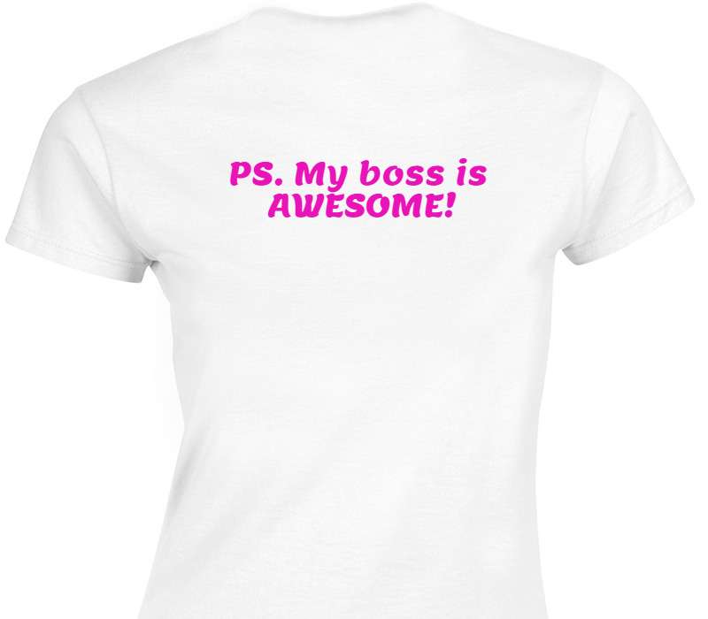 Custom Womens Soft Style 100% Cotton White T-Shirt