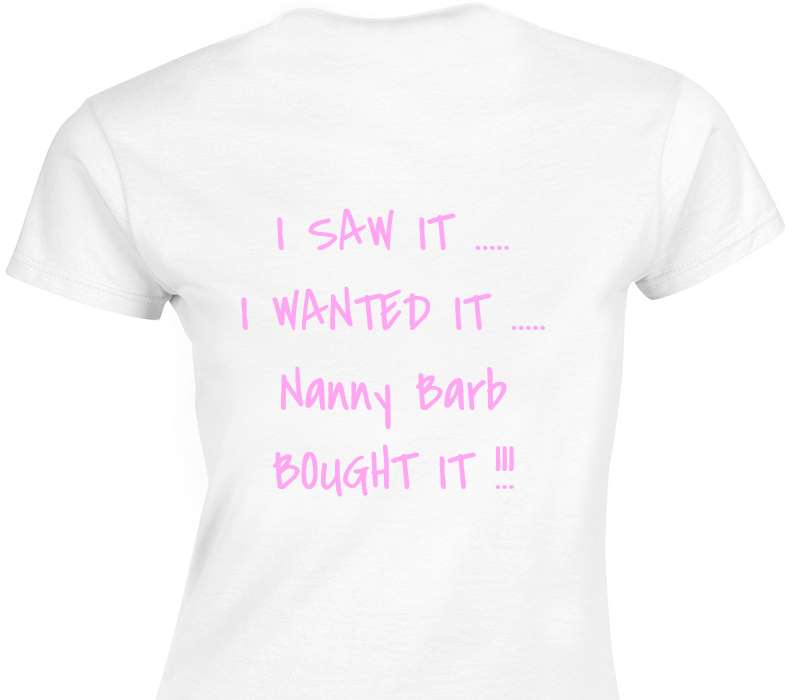 Custom Womens Soft Style 100% Cotton White T-Shirt