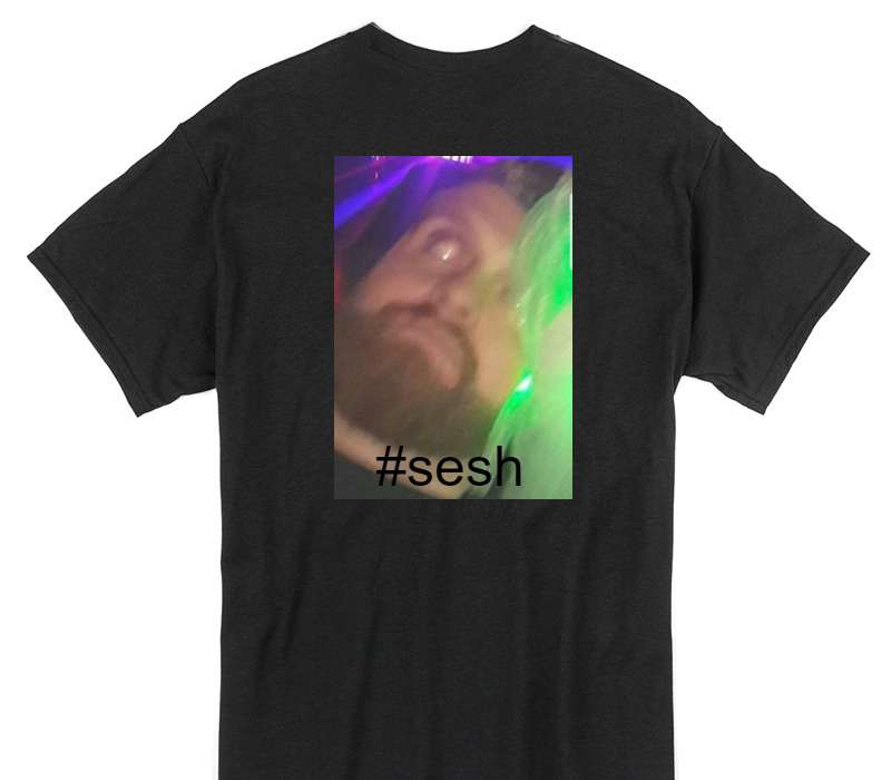 Custom Gildan 100% Cotton Black T-Shirt