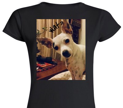 Custom Womens Soft Style 100% Cotton Black T-Shirt