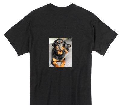 Custom Gildan 100% Cotton Black T-Shirt