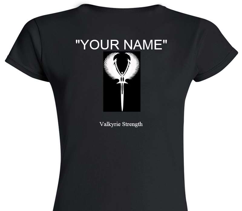 Custom Womens Soft Style 100% Cotton Black T-Shirt
