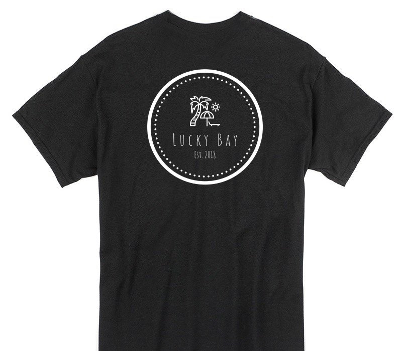 Custom Gildan 100% Cotton Black T-Shirt