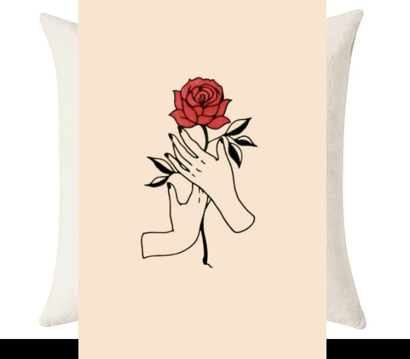 Custom Cushion Cover 50cm x 50 cm Off White