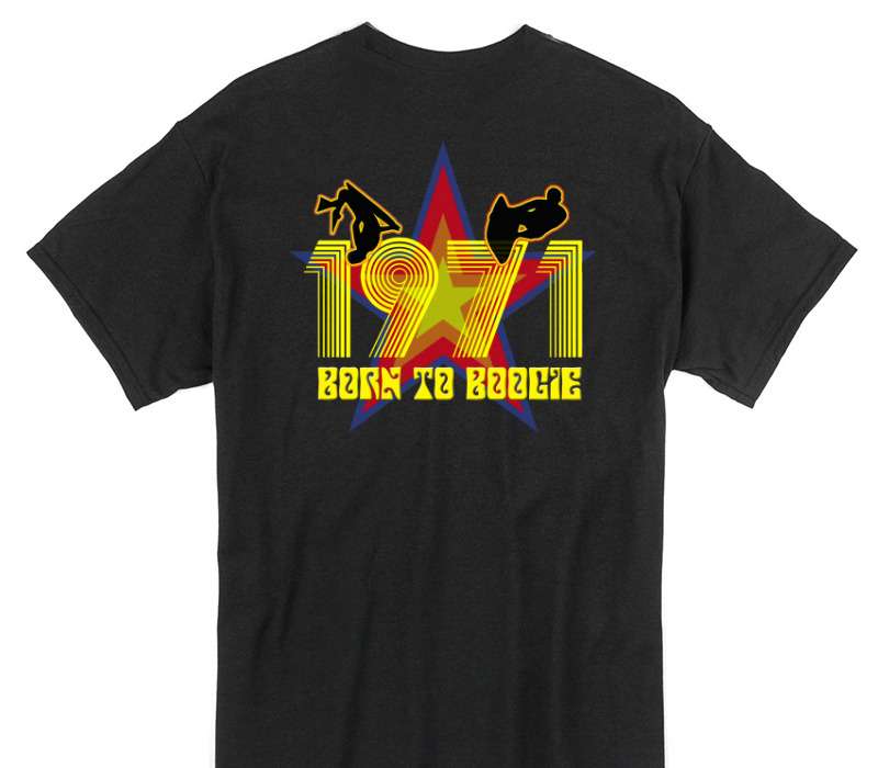 Custom Gildan 100% Cotton Black T-Shirt