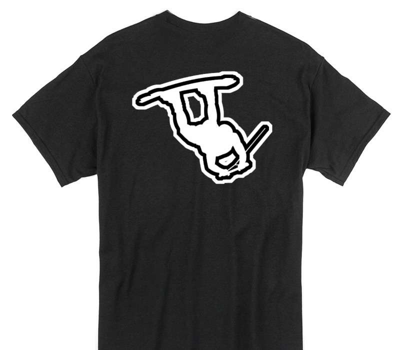 Custom Gildan 100% Cotton Black T-Shirt