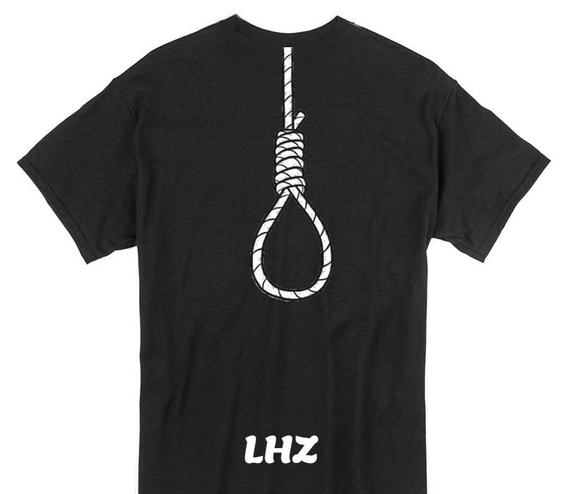 Custom Gildan 100% Cotton Black T-Shirt