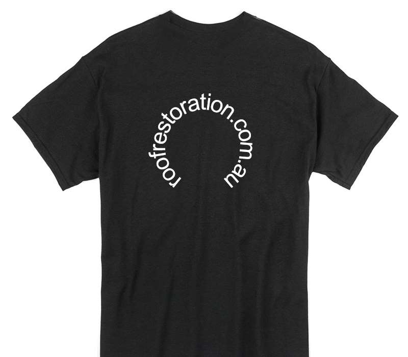 Custom Gildan 100% Cotton Black T-Shirt