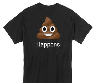 Custom Gildan 100% Cotton Black T-Shirt