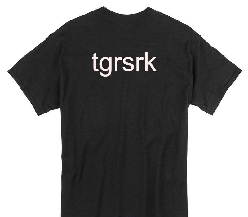 Custom Gildan 100% Cotton Black T-Shirt