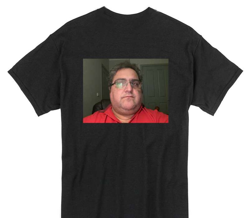 Custom Gildan 100% Cotton Black T-Shirt