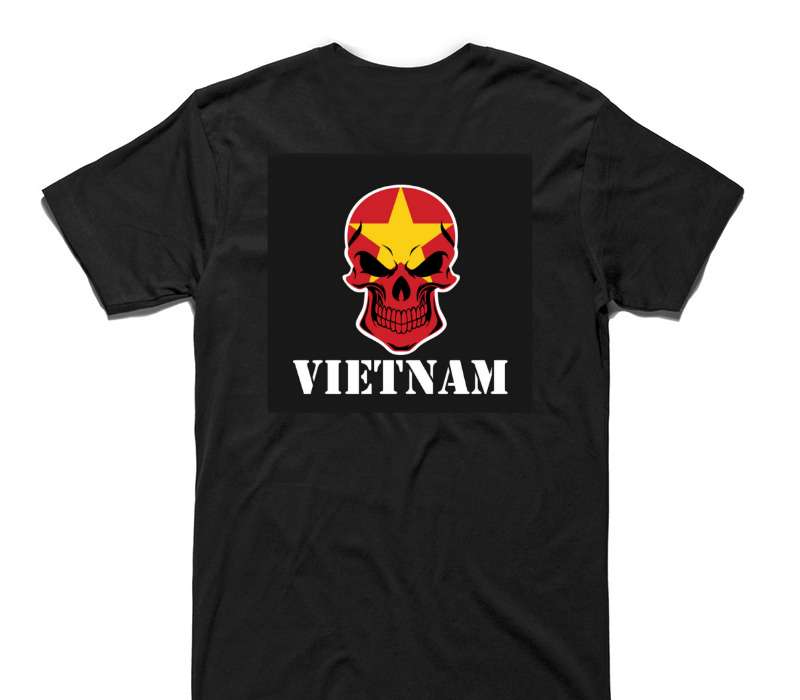 Custom AS Colour 100% Cotton Black T-Shirt