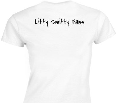 Custom Womens Soft Style 100% Cotton White T-Shirt