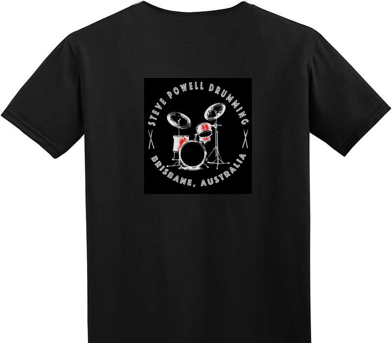 Custom Adult Soft Style 100% Cotton Black T-Shirt