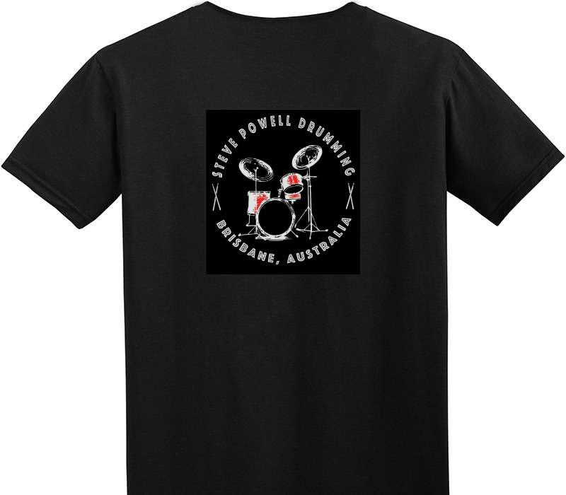Custom Adult Soft Style 100% Cotton Black T-Shirt