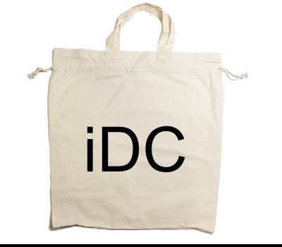 Custom Drawstring Tote Bag Cotton Calico