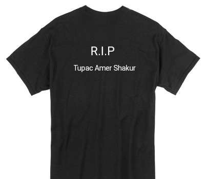 Custom Gildan 100% Cotton Black T-Shirt
