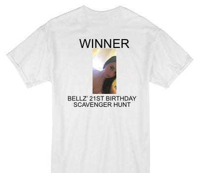 Custom Gildan 100% Cotton White T-Shirt