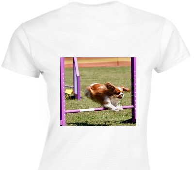 Custom Womens Soft Style 100% Cotton White T-Shirt