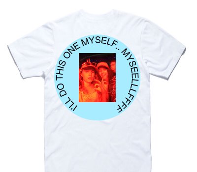 Custom AS Colour 100% Cotton White T-Shirt