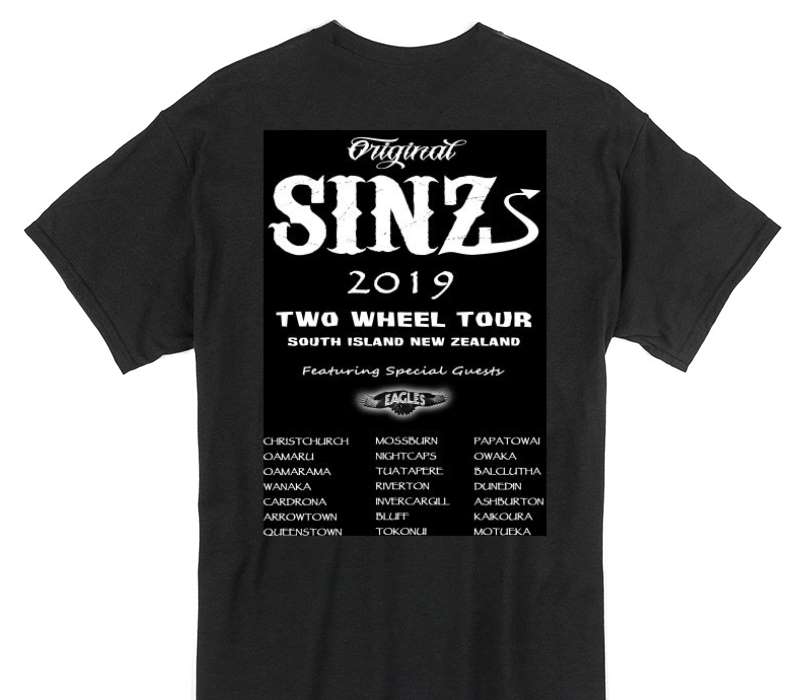 Custom Gildan 100% Cotton Black T-Shirt
