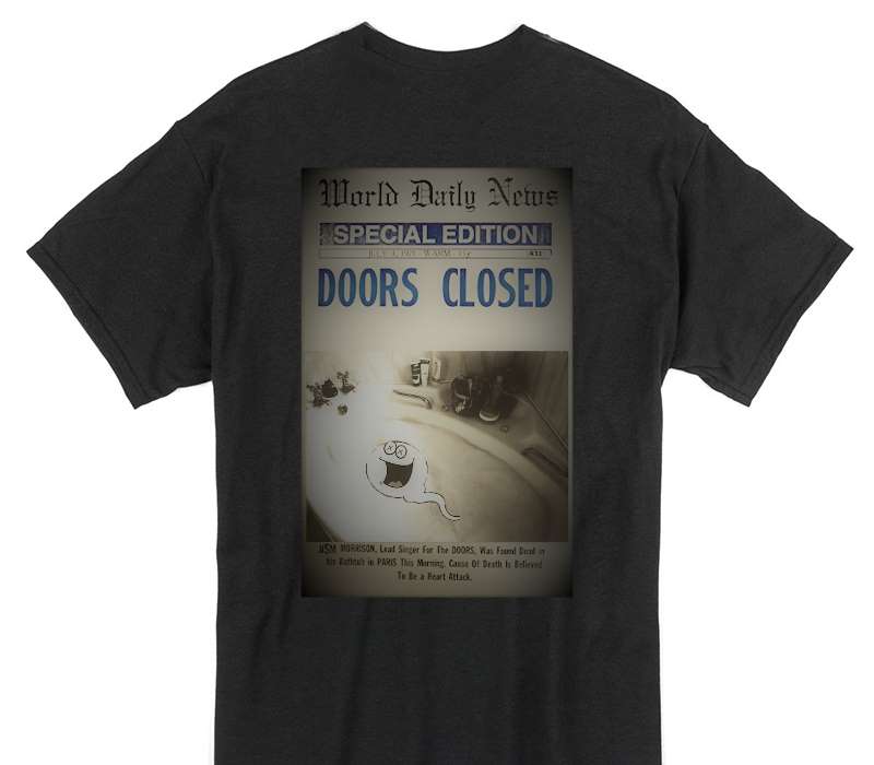 Custom Gildan 100% Cotton Black T-Shirt