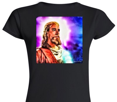 Custom Womens Soft Style 100% Cotton Black T-Shirt