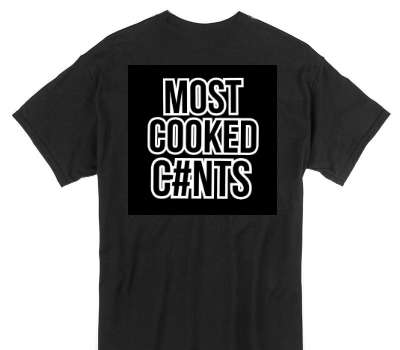 Custom Gildan 100% Cotton Black T-Shirt