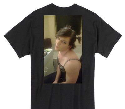 Custom Gildan 100% Cotton Black T-Shirt