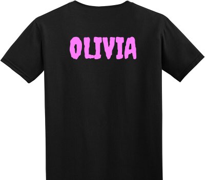 Custom Adult Soft Style 100% Cotton Black T-Shirt