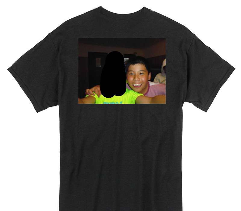 Custom Gildan 100% Cotton Black T-Shirt