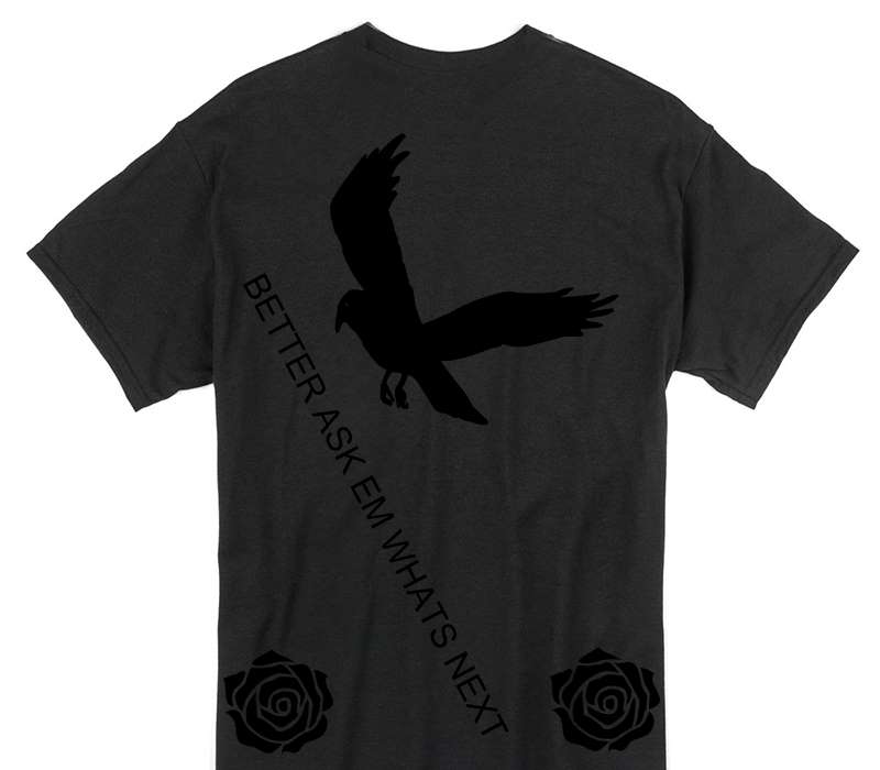 Custom Gildan 100% Cotton Black T-Shirt