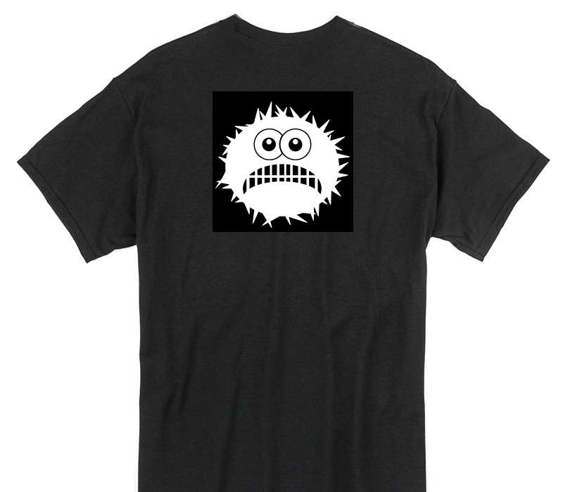 Custom Gildan 100% Cotton Black T-Shirt