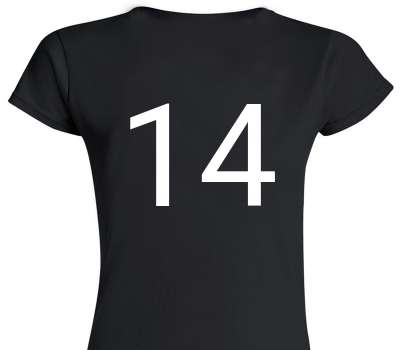 Custom Womens Soft Style 100% Cotton Black T-Shirt