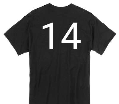 Custom Gildan 100% Cotton Black T-Shirt