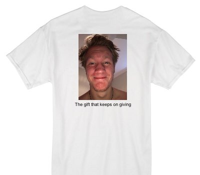 Custom Gildan 100% Cotton White T-Shirt