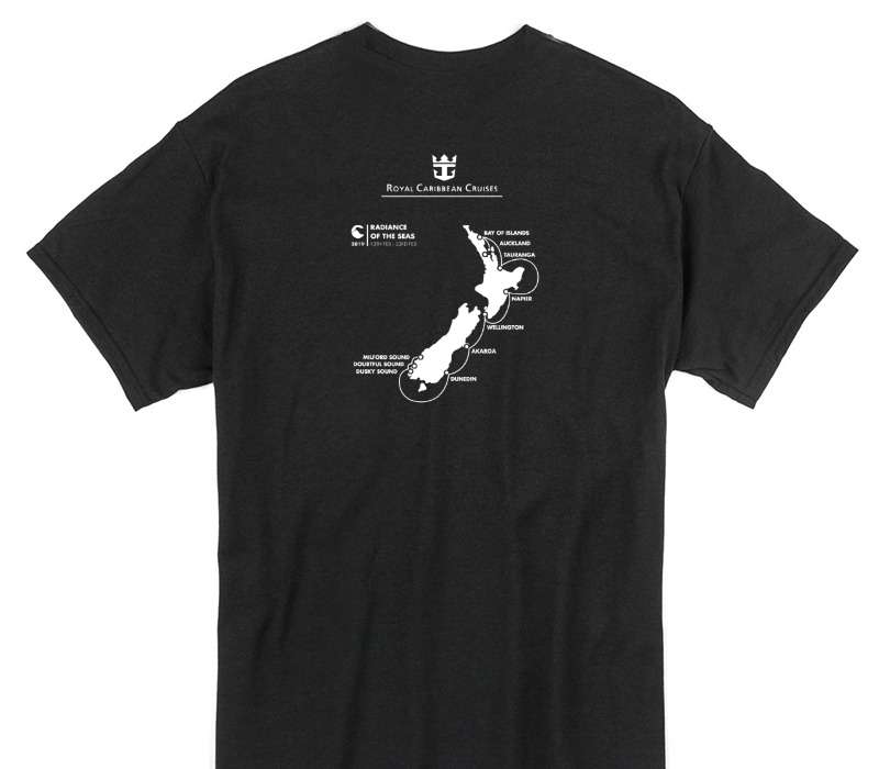Custom Gildan 100% Cotton Black T-Shirt