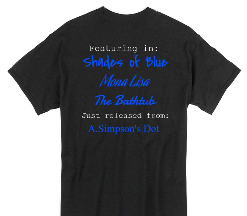 Custom Gildan 100% Cotton Black T-Shirt
