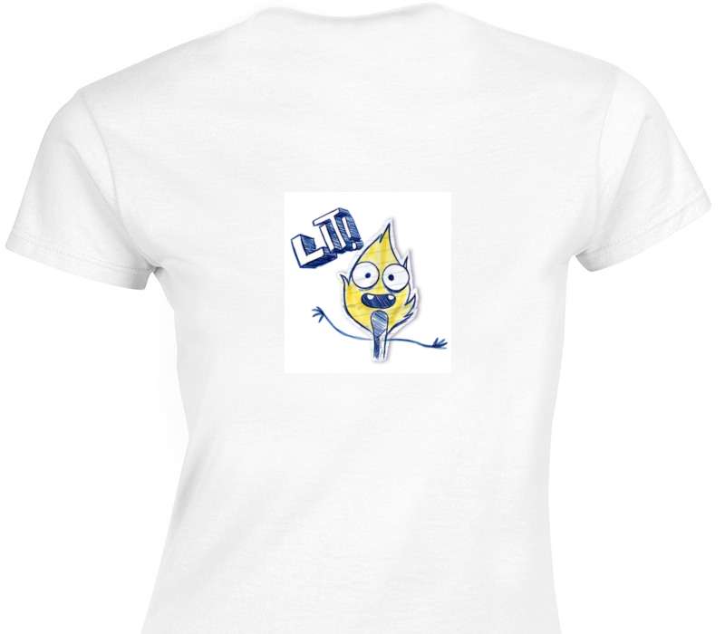 Custom Womens Soft Style 100% Cotton White T-Shirt