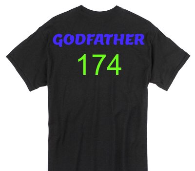 Custom Gildan 100% Cotton Black T-Shirt