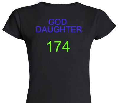 Custom Womens Soft Style 100% Cotton Black T-Shirt