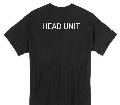Custom Gildan 100% Cotton Black T-Shirt