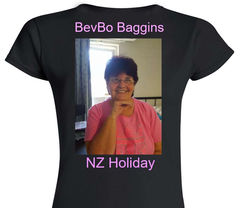 Custom Womens Soft Style 100% Cotton Black T-Shirt